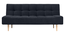 Ofra 3 Seater Sofa Cum Bed in Yellow Color (Black) by Urban Ladder - Design 1 Full View - 895870