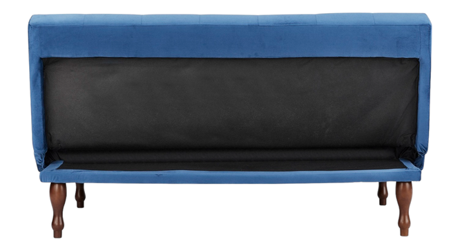 Novel 3 Seater Sofa Cum Bed in Green Color (Blue) by Urban Ladder - Design 1 Full View - 895872
