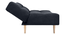 Ofra 3 Seater Sofa Cum Bed in Yellow Color (Black) by Urban Ladder - Cross View Design 1 - 895884