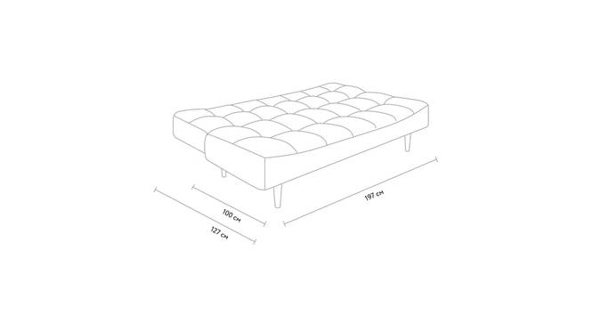 Ofra 3 Seater Sofa Cum Bed (Blue) by Urban Ladder - Design 1 Close View - 895908