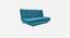 Merol 3 Seater Sofa Cum Bed (Turquoise) by Urban Ladder - Front View Design 1 - 895939