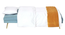 Lebon 3 Seater Sofa Cum Bed in Yellow Color (Blue) by Urban Ladder - Design 1 Side View - 895961