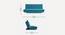 Merol 3 Seater Sofa Cum Bed (Turquoise) by Urban Ladder - Ground View Design 1 - 895984