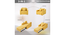Alysha 1 Seater Sofa Cum Bed in Yellow Color (Yellow) by Urban Ladder - Cross View Design 1 - 896136