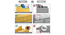 Alysha 1 Seater Sofa Cum Bed in Yellow Color (Yellow) by Urban Ladder - Design 1 Template - 896152