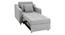 Alysha 1 Seater Sofa Cum Bed in Yellow Color (Grey) by Urban Ladder - Rear View Design 1 - 896160