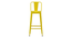 Hevea Metal Bar Chair ( Yellow ) (Yellow Finish) by Urban Ladder - Cross View Design 1 - 896196