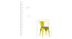 Karu Metal Chair With Cushion ( Yellow ) (Yellow) by Urban Ladder - Design 1 Dimension - 896207