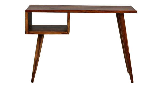 Panck Study Table (Brown Finish) by Urban Ladder - Design 1 Side View - 896314