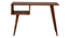 Panck Study Table (Brown Finish) by Urban Ladder - Design 1 Side View - 896314