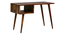 Panck Study Table (Brown Finish) by Urban Ladder - Ground View Design 1 - 896327