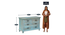 Danta Chest of Drawer (Rustic Finish) by Urban Ladder - Design 1 Dimension - 896330
