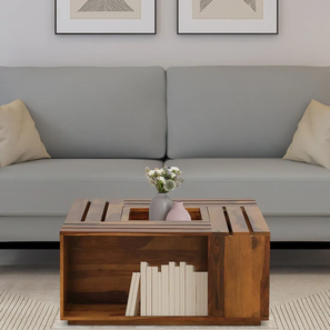 Byron Rectangular Solid Wood Coffee Table in Provincial Teak Finish-image-40