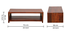 Teatro  Coffee Table (PROVINCIAL TEAK Finish) by Urban Ladder - Design 1 Dimension - 896358