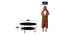 Murano   Coffee Table (PROVINCIAL TEAK Finish) by Urban Ladder - Design 1 Dimension - 896361