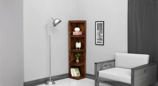 Faral  Bookshelf (Brown Finish) by Urban Ladder - Design 1 Side View - 896375