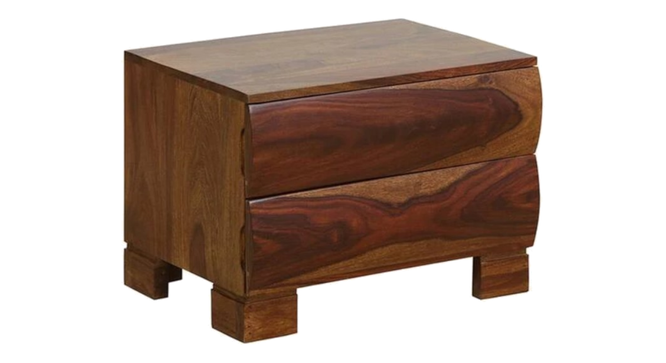 Eliot   Bedside   Table (Natural Finish) by Urban Ladder - Rear View Design 1 - 896421