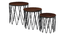 Terry Nested  Table (Walnut Finish) by Urban Ladder - Rear View Design 1 - 896424