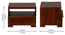 Twain  Bedside   Table (Natural Finish) by Urban Ladder - Design 1 Dimension - 896436