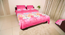 Bradbury Pink Fabric Bedsheet (Pink, Double Size) by Urban Ladder - Design 1 Side View - 897115