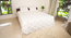 Darwin White Fabric Bedsheet (White, Double Size) by Urban Ladder - Ground View Design 1 - 897180