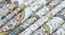 Noguchi White Fabric Bedsheet (Double Size, Multicolor) by Urban Ladder - Ground View Design 1 - 897225