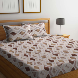Bedsheets Design Multi TC Cotton King Size Bedsheet