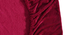 Vermont   Red Solid Woolen Fitted Double Bed Sheet with 2 Pillow Covers (Light Pink, King Size) by Urban Ladder - - 