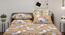 Felix   Multicolour Floral 300 TC Cotton Blend Fitted Double Bedsheet with 4 Pillow Covers (King Size, Multi) by Urban Ladder - Design 1 Full View - 897573