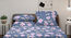 Audrey   Multicolour Floral 300 TC Cotton Blend Fitted Double Bedsheet with 4 Pillow Covers (King Size, Multi) by Urban Ladder - Design 1 Full View - 897597