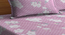 Hounds_Tooth   Multicolour Floral 300 TC Cotton Blend Fitted Double Bedsheet with 2 Pillow Covers (King Size, Multi) by Urban Ladder - - 