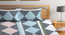 Serena   Multicolour Geometric 300 TC Cotton Blend Fitted Double Bedsheet with 2 Pillow Covers (King Size, Multi) by Urban Ladder - Design 1 Full View - 897715
