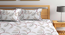 Tetris   Multicolour Floral 300 TC Cotton Blend Fitted Double Bedsheet with 2 Pillow Covers (King Size, Multi) by Urban Ladder - Design 1 Full View - 897722