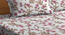 Honeycomb   Multicolour Floral 300 TC Cotton Blend Fitted Double Bedsheet with 2 Pillow Covers (King Size, Multi) by Urban Ladder - - 