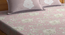 Kasia   Pink Floral 400 TC Pure Cotton Fitted Super King Double Bedsheet with 2 Pillow covers (Double Size, Multi) by Urban Ladder - - 