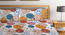 Syracuse   Multi Cartoon Characters 300 TC Cotton Blend Fitted Double Bedsheet with 2 Pillow Covers (King Size, Multi) by Urban Ladder - Design 1 Full View - 898110