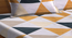 Zeile   Multi Geometric 300 TC Cotton Blend Fitted Super King Double Bedsheet with 2 Pillow covers (Double Size, Multi) by Urban Ladder - - 