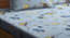 Casventa   Multicolour Cartoon Print Cotton Blend Elasticated Double BedSheet With 2 Pillow Covers (King Size, Multi) by Urban Ladder - - 