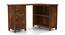 Dickens Corner Desk (Teak Finish) by Urban Ladder - Cross View Design 1 - 89869