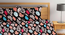 Boston   Brown Printed Woolen Double Bed Sheet with 2 Pillow Covers (Olive, King Size) by Urban Ladder - Design 1 Full View - 898759