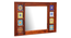 twain solid wood mirror in  honey oak colour (Honey Oak) by Urban Ladder - - 