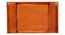 twain solid wood mirror in  honey oak colour (Honey Oak) by Urban Ladder - - 