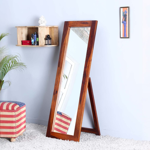 Tolstoy Honey Oak Solid Wood Wall Mirror-image-10