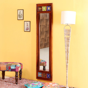 Clarke Honey Oak Solid Wood Wall Mirror-image-9
