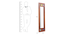 clarke solid wood mirror in  honey oak colour (Honey Oak) by Urban Ladder - - 