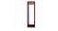 wodehouse solid wood mirror in  brown colour (Brown) by Urban Ladder - - 