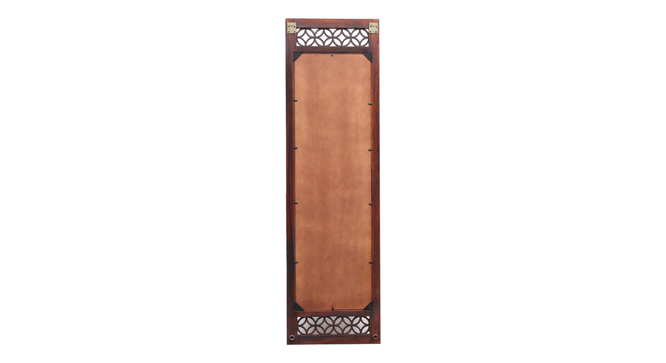 wodehouse solid wood mirror in  brown colour (Brown) by Urban Ladder - - 