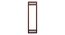 wodehouse solid wood mirror in  brown colour (Brown) by Urban Ladder - - 