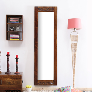 Lincoln Brown Solid Wood Wall Mirror-image-33