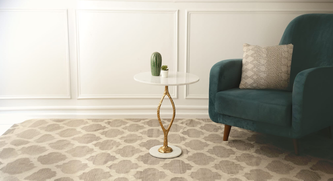 karu  Side Table (Polished Finish) by Urban Ladder - Front View Design 1 - 899225